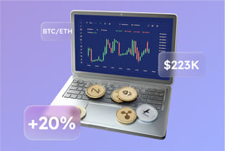 Tecnologia di visualizzazione del sistema di trading automatizzato AI su Chiaro Pregione